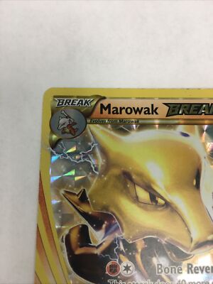 marowak break pokemon card Pokmon HOLO RARE Breakthrough 79/162 140 HP English Soulsilver Triumphant #44 Marowak Marowak Break 79/162 Holo Pokemon