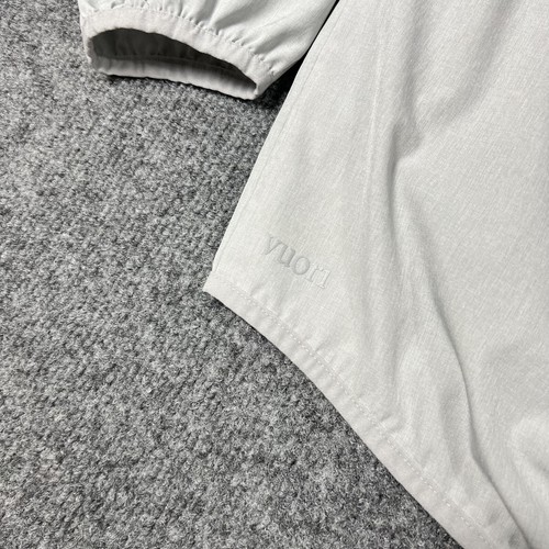Vuori Jacket Mens XL Gray Outdoor Trainer Shell Hooded Full Zip Lightweight V512 - Picture 15 of 15