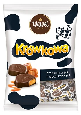 Wawel Krowka Mleczna Karamell Bonbon in Milchschokolade Pralinen Schokolade 1kg