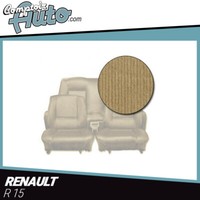 Bezug Vordersitze Und RüCksitz Velours Beige FüR Renault R15 TL