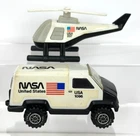 Vintage 1985 Tonka NASA Space Vehicles Van and Helicopter
