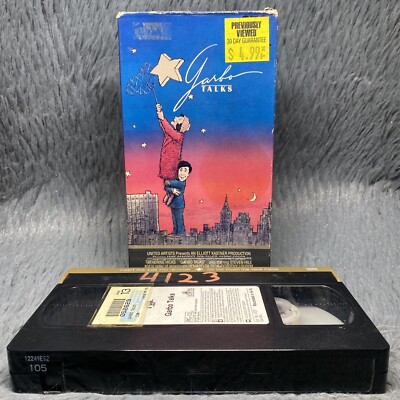 Garbo Talks VHS Tape 1986 CBS Fox Video Original Release Classic Comedy Movie