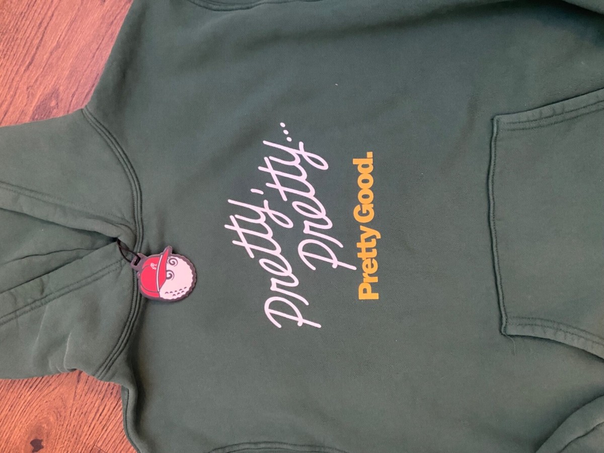 ★24SS★MALBON X CURB YOUR ENTHUSIASM PRETTY GOOD SWEATSHIRT Malbon x Curb Your Enthusiasm PRETTY GOOD Hoodie In Green