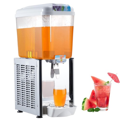 Commercial Beverage Dispenser 1 Tanks 4.75 Gallon 18L 180W Tea Drink Dispenser