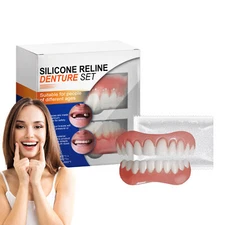 Teeth Braces Denture Set For Upper And Lower Teeth And Gum Comfort Daily Use