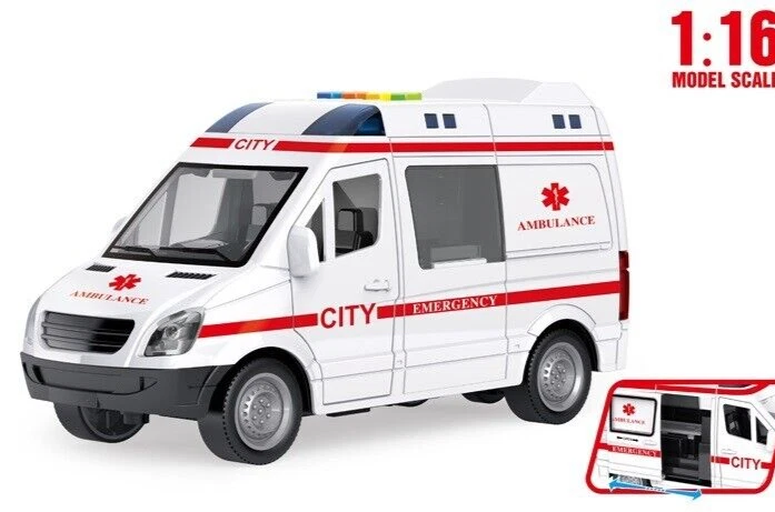 Ambulance toy with flashing lights hotsell