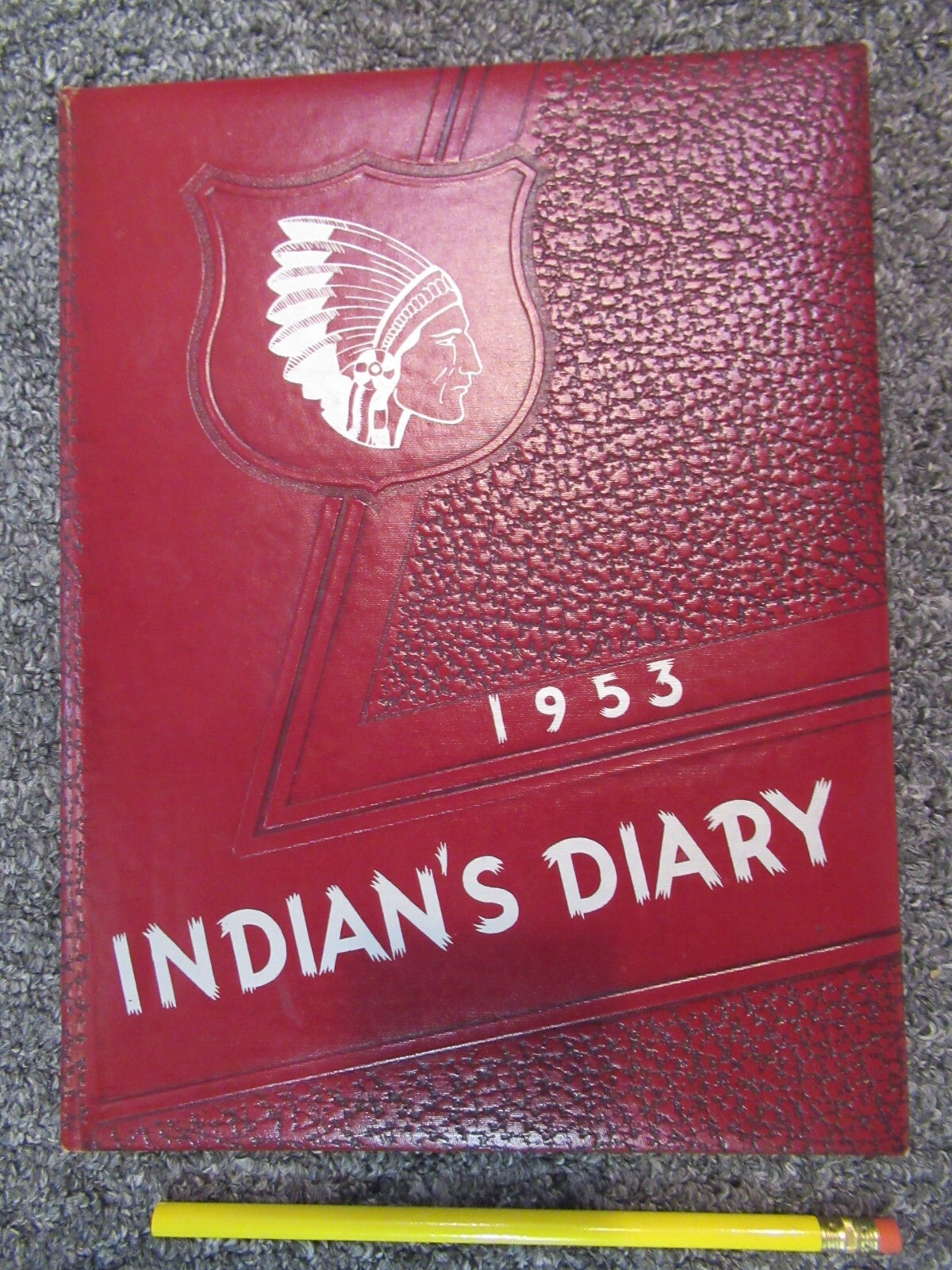 1953 Indians Diary Carlisle High School Yearbook eBay