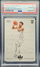 Ochai Agbaji 2022 Court Kings Works In Progress #30 PSA 10 Gem Mint Jazz