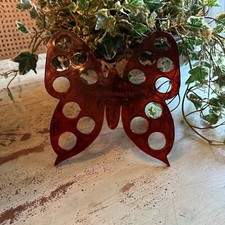 Vintage The Butterfly Organizer Hobo Retro