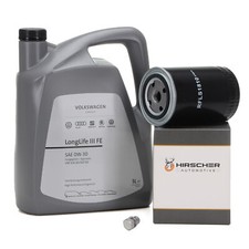 5L ORIGINAL 0W30 Motoröl + HIRSCHER Ölfilter für VW PASSAT B5 A4 B5 B6 B7 1.8 T
