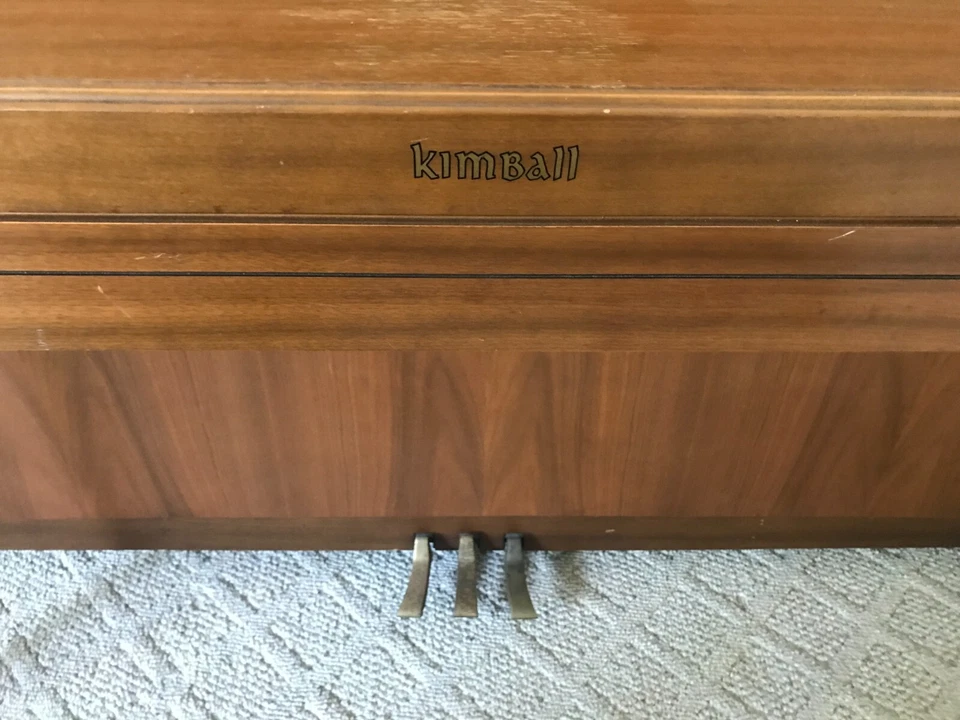 Piano Kimball Console # 763319 with Piano Bench  Excellent Condition - Image 3 of 4