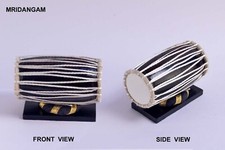 Wooden Decorative Iteam Musical Instrument Miniature Mridangam Latest Showpiece