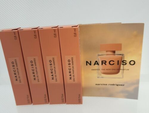 Narciso Rodriguez  NARCISO eau de Parfum AMBREE  edP Sampler 4 x 0,8ml - Photo 1/4