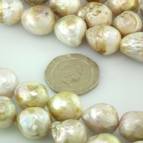 Gold Edison, perle di patate d'acqua dolce stile Kasumi, SPEDIZIONE UK - Foto 4 di 4