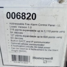 Honeywell Silent Knight 6820 Addressable FACP SK-6820 Fire Alarm