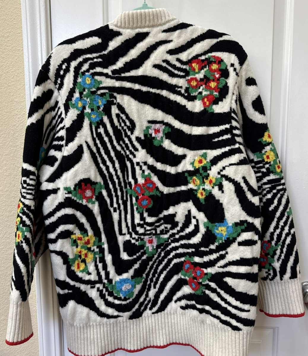 PHILOSOPHY DI LORENZO SERAFINI タータン ブラウス Philosophy di Lorenzo Serafini Chunky Sweater 8 OS Zebra Floral