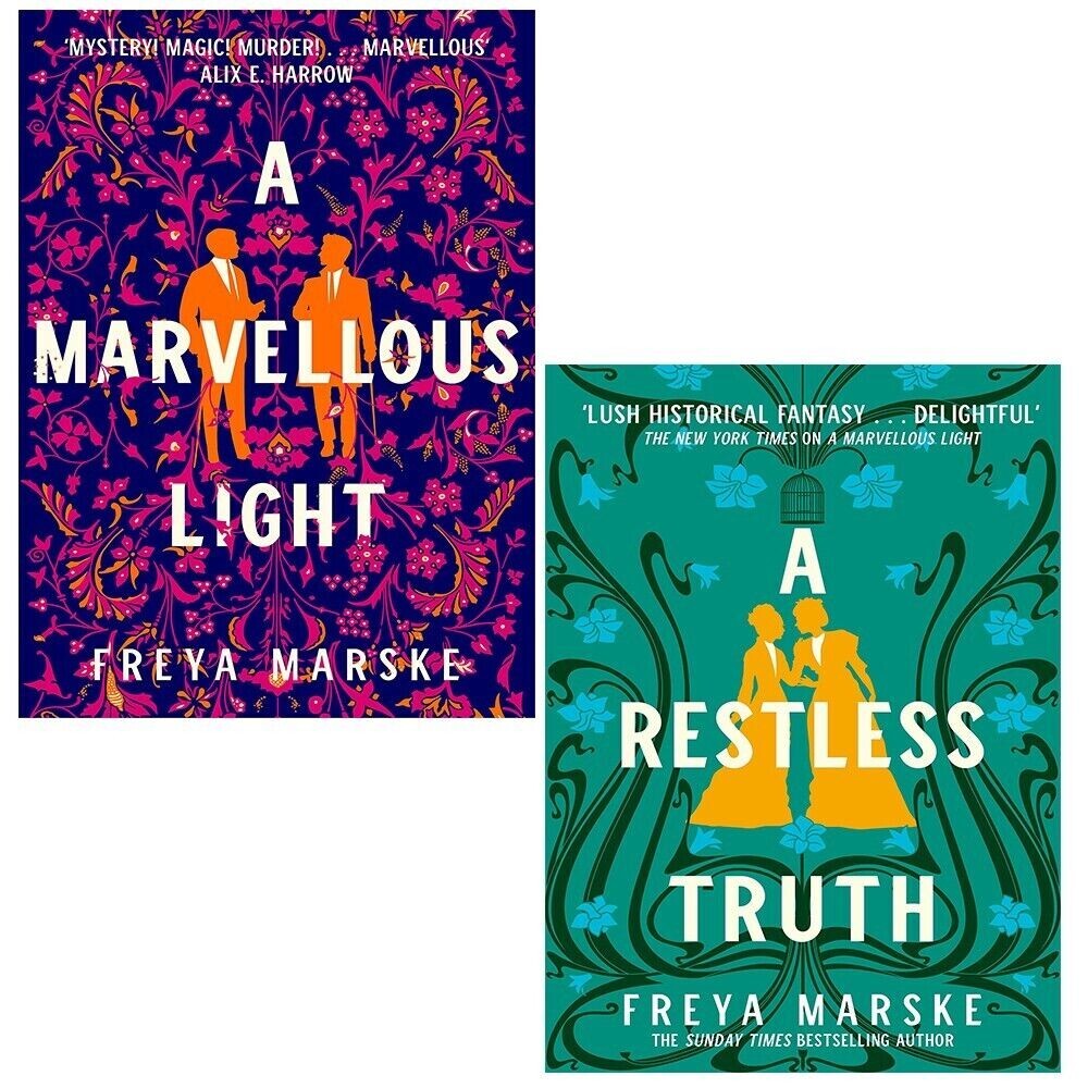 Last Binding Series 2 Books Set by Freya Marske A Marvellous Light, A Restless
