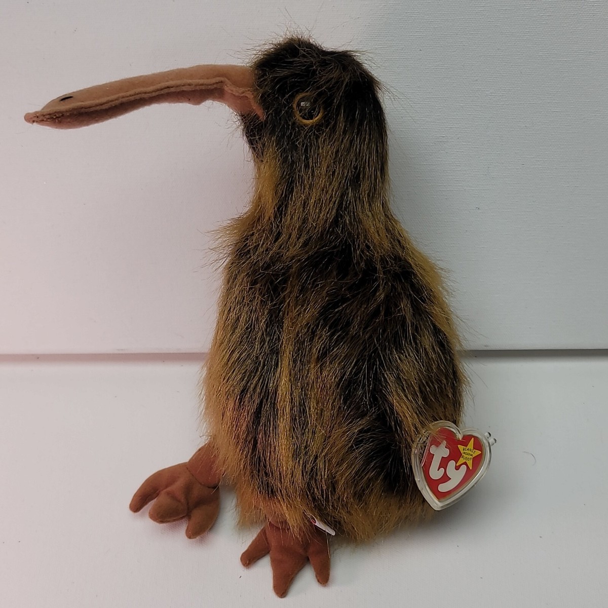 TY 1998 BEAK the KIWI BIRD BEANIE BUDDY NEW MWMT 1st Gen tush