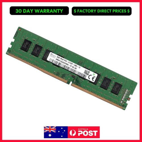 8GB DDR4 PC4-2133P 2133MHz non-ECC DIMM Desktop PC Ram Memory - Picture 1 of 1