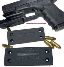 Gun Mount Magnet Pads, pistol holster for desk, bed, table, vehicle 2pcs. AMMO