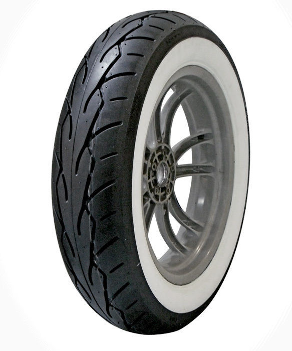 VEE RUBBER 130/90-16 WHITE WALL FRONT TIRE HARLEY TOURING SOFTAIL