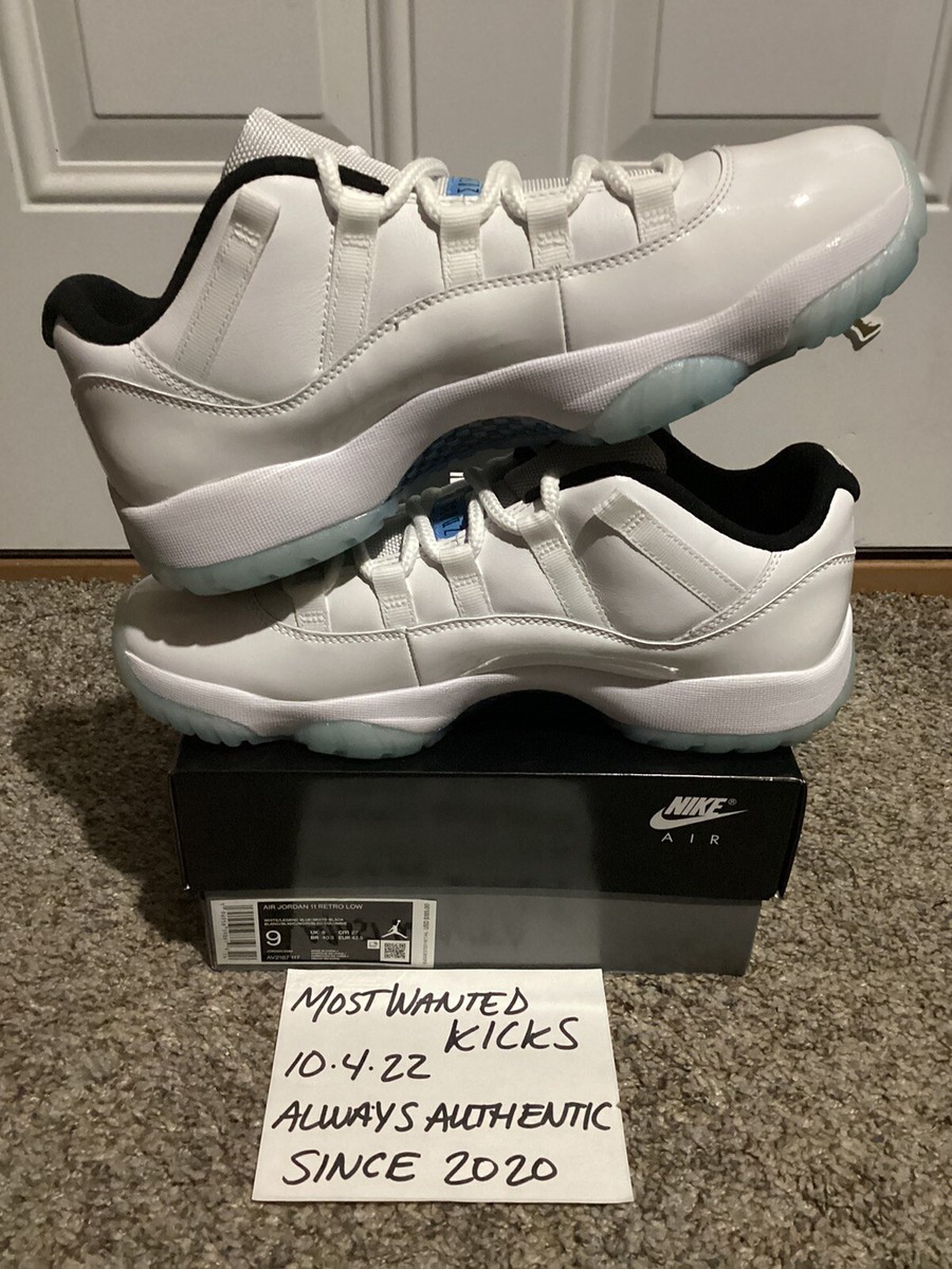 スニーカー Nike AIR Jordan 11 Retro Low Legend Blue ss 21 2021 2021 Nike Air Jordan 11 XI Retro Low White Legend Blue SZ 13