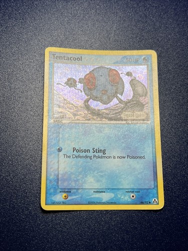 Pokemon Card Rare Holo Eng Ex Legend Maker Tentacool Stamped Stamp - Picture 7 of 10