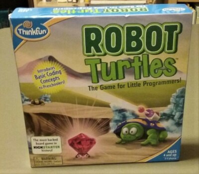 ROBOT TURTLES: The Game for Little Programmers! 2-5 players ages 4+ ThinkFun