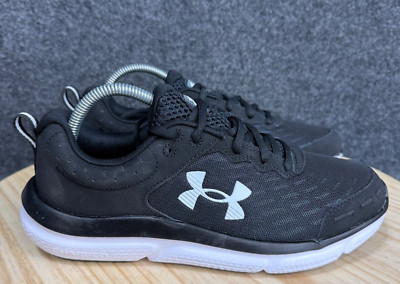Under Armour Women's Charged Assert 10 Running Shoe BlK/Wht SIZE 9.5 SEE NOTES!!