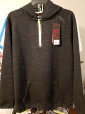 Boys Youth Fila Sportswear neon and black hooded pullover Large 14/16 NEW