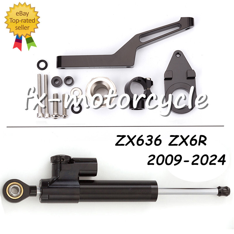 For Kawasaki Ninja 600 ZX636 ZX6R 2009-2025 CNC Steering Damper