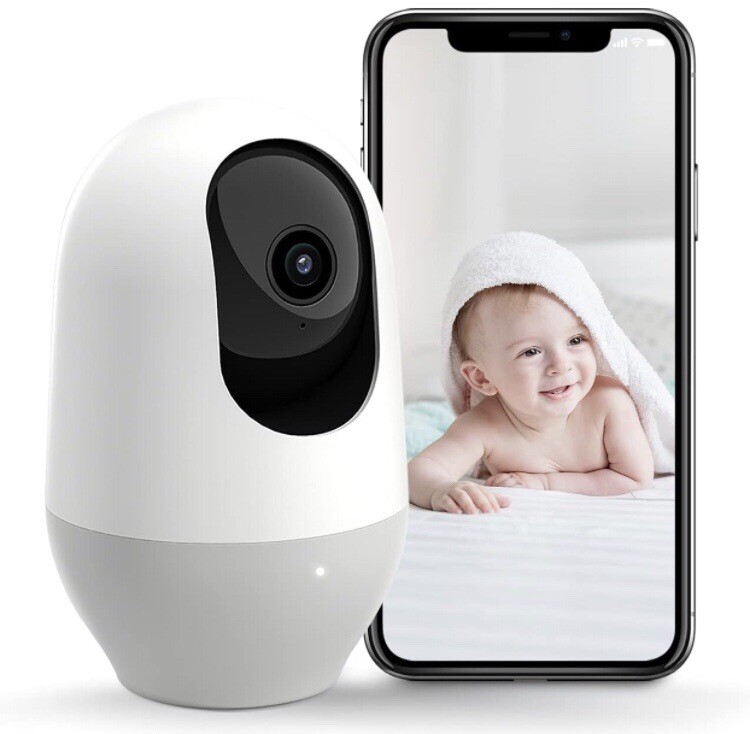 Nooie Baby Monitor- WiFi - Pet Camera Indoor, 360-degree-image