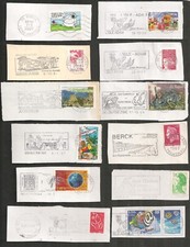 PHILATELIE COLLECTION LOT DE FLAMMES POSTALES