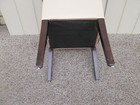 55577 SET OF 4 LEATHER? BERGERE OFFICE DINING CHAIR S   ARMCHAIR S — photo 5