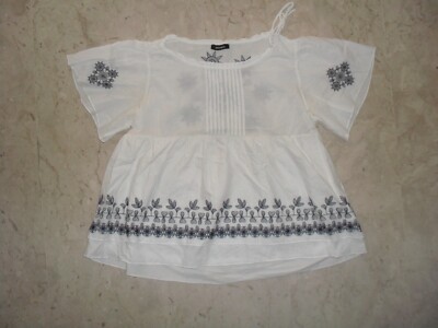 PRESTIGE BLUSE BLUSE MAX&Co Gr. 44 Baumwolle mit Stickerei Made in Italy