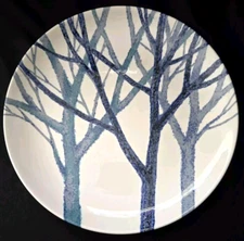 SET OF 2 NORITAKE CRAFTONE TREES SALAD PLATES 8 1/4"