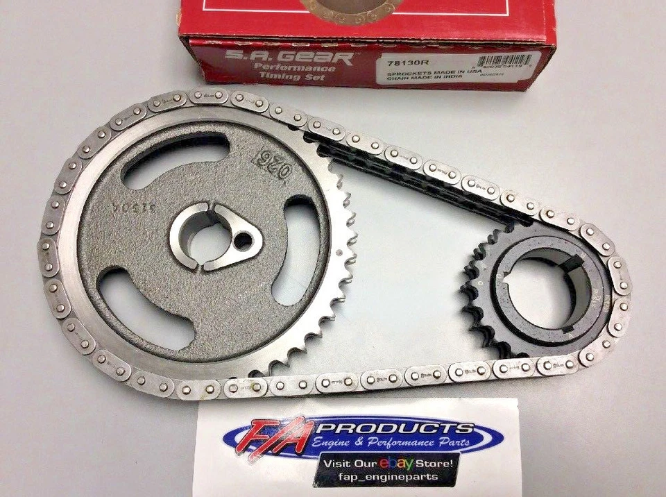 福特 429 460 1972 年至 1987 年 V8 发动机 0.250 英寸滚轮定时套件 S.A. GEAR 78130 — 第 3/4 张图片