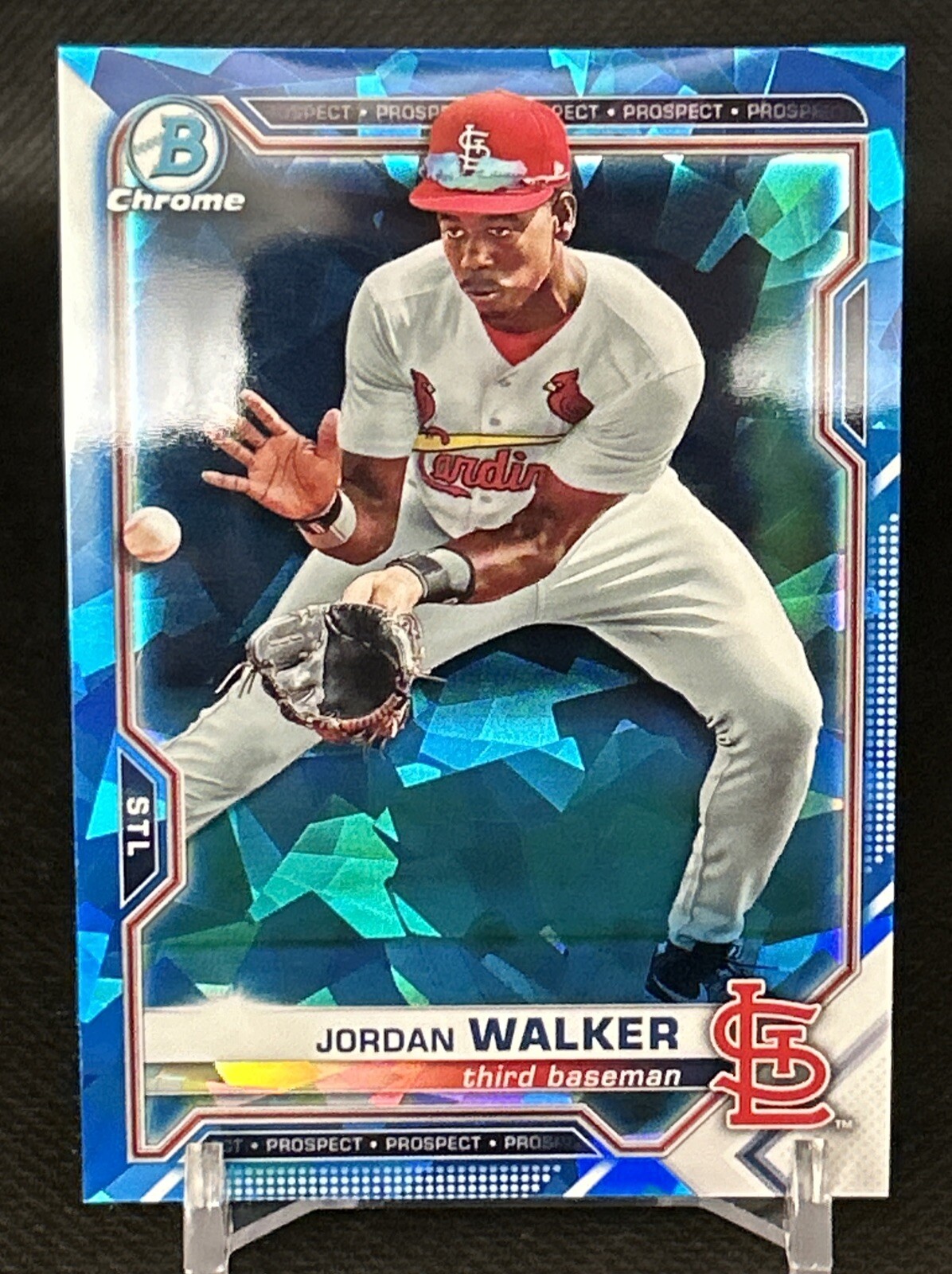 JORDAN WALKER 2021 BOWMAN CHROME SAPPHIRE PROSPECTS BCP-236
