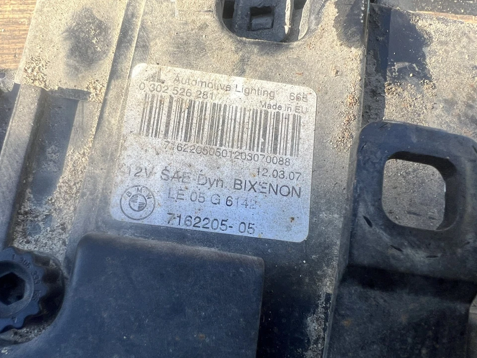2007-2010 宝马 X3 驾驶员左侧 LH 车头灯 BI 氙气 HID 动态原始设备制造商 — 第 2/3 张图片