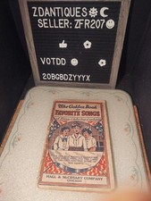 VTG ANTIQUE 1915 1900s The Golden Book of Favorite Songs AMERICANA Hall McCreary