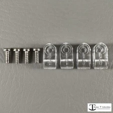 Riddell Authentic Acrylic Mini Helmet Facemask Clips - Replacement Upgrade