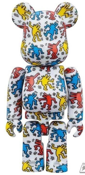 BEARBRICK KEITH HARING #9 100% & 400% BE@RBRICK MEDICOM TOY