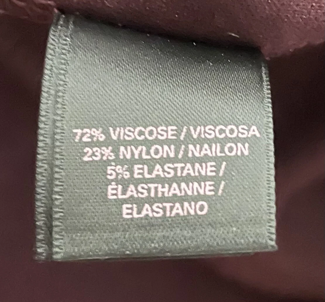 UNDERCOVER Abito tubino Victoria Secret bordeaux deep décolleté nuovo senza etichette taglia 8