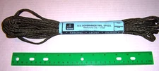 27 FT OD 1/4" Braided paracord ROPE USGI Nylon Parachute Para Cord US SELLER