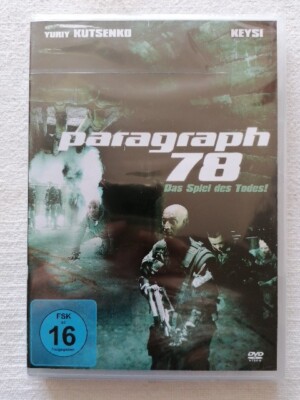 Paragraph 78, Spiel des Todes, DVD, NEU und OVP 