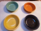 Set of 4 Homer Laughlin Vintage Fiestaware Cereal Soup Bowl 7” Made In USA - HLC