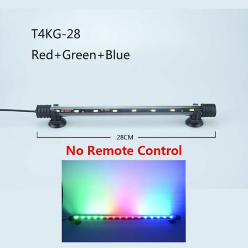 New RGB Aquarium Light Remote Control Diving Lamp 59cm Colorful Fish Tank Plant - Picture 12 of 19