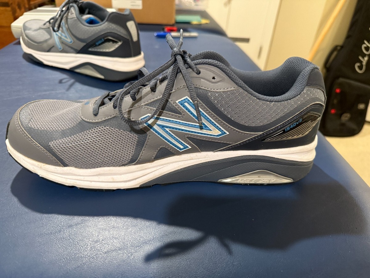 New Balance 1540v3 Shoes Mens Size 13 Gray Blue Running Sneakers Support New Balance 1540 v3 Running Shoe (Men) - Marblehead/Black  main image 2