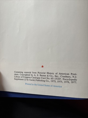 The Presidents Of The United States Volumes 1 & 2 1977.  Hardcover - Picture 16 of 23