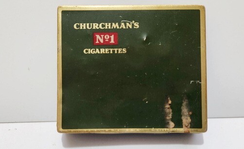 churchman's no 1 cigarettes tin Vintage 20 Churchman's No 1 Cigarettes, Empty Tin